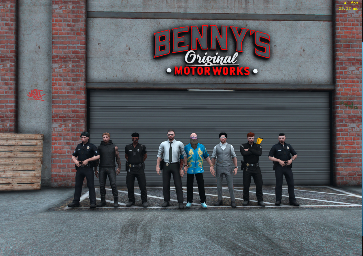 MRPD'den Bennys Mekanik'e Ziyaret | FIVEM